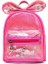 Yeni çocuk moda çantası şeffaf payetler sevimli prenses yay sırt çantası kişiselleştirilmiş isim anaokulu hafif atıştırmalık çantalar Renk: Sıcak Pembe/Boyut: İsim yok19×20×10 (Yurt Dışından) 2