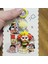 Kawaii Mini Crybaby Keychain Karikatür Üç Boyutlu Bebek Öğrencileri Okul Çantası Kolye Araba Ana Zinciri Kadınlar ve Erkekler Hediyeler Renk: G (Yurt Dışından) 1