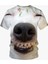 Summer Tops Street Tees Komik Köpek Yüz 3D Baskı T-Shirt Serin Hayvan Grafik Ekibi Boyun Kısa Kollar Gündelik Moda Erkekler Tişört: ETA6F24241B3/BOYUT: S (Yurt Dışından) 1