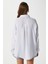 Kadın Tilda %100 Pamuk Müslin Oversize Beyaz Gömlek 6