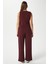 Kadın Petra Bordo Yelek Likralı Pantolon Alt Üst Takım 7