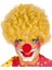 Sarı Renk Kıvırcık Afro Bonus Peruk Takma Saç ve Kırmızı Burun Seti (5047) 1