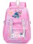 Disney Mochila Lilo ve Dikiş Sırt Çantası Çocuk Okul Çantaları Kızlar Kadınlar Gündüz Çocuk Çantaları Kawaii Kadın Büyük Kapasite Backpackcolor: Pembe (Yurt Dışından) 1