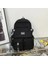 2025 Moda Okul Çantası Kız Öğrenci Sırt Çantası Büyük Kapasite Moda Boy Backpack Bilgisayar Çantası Kadın Okulu Sırt Çantası Seyahat Çantası Renk: Tek Çanta Siyah (Yurt Dışından) 1