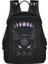 Siyah Deli Cat Moontravel Backpack College Kitap Çantası Erkekler Için Kadınlar Hafif Sıradan Dış Hava Sporları Için Çantalar Gerekir: 4/boyut: 14.7X10X5INCH (Yurt Dışından) 1