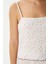 Kadın June Askılı Ekru Minik Çiçekli Alt Üst Pijama Takımı 6