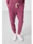 Soft Vişne Kapüşonlu Oversize Kadın Eşofman Takım - 95336 2