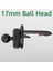 17MM Top Kafa Hava Outletleri Telefon Desteği Evrensel Araba Telefon Tutucu Taban Araba Hava Havalandırma Cep Telefonu Tutucu Mountcolor: Siyah (Yurt Dışından) 1