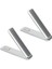 1-2pcs Evrensel Güçlü Manyetik Metal Cep Telefonu Tutucu Stand Katlama Ayarlanabilir Ultra Ince Telefon Kickstand Masaüstü Braket Renk: 2 x Gümüş (Yurt Dışından) 1