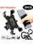2pcs 360 ° Döndürülebilir Ayarlanabilir Bisiklet/motosiklet Telefon Montajı - Telefon Için Şok Geçirmez, Kayma Önleyici Tutucu, - Dalı Abs Malzeme: Siyah (Yurt Dışından) 1
