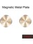 Magsafe Manyetik Cep Telefonu Tutucu Kablosuz Şarj Metal Plaka Braketi Iphone 14 15 15 Xiaomi Universal Telefon Aksesuarları Renk: Cp6-Gold-2pcs (Yurt Dışından) 1