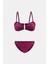 Olympos Mor Straplez Çıkarılabilir Pedli Toparlayıcı Bikini Takım 1