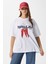 Kadın Spicy Biber Desenli Oversize T-Shirt 8