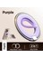 Joyroom Renkli Yüzük Telefon Tutucu Manyetik Kickstand Silikon Yüzük Manyetik Telefon Kavrama Tutucu Iphone 16 15 14 13 12 Renk: Mor (Yurt Dışından) 1
