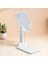 Taşınabilir Ayarlanabilir Cep Telefonu Tablet Stand Tutucu Braket Katlanır Masa Montajı Telefon Aksesuarları Renk: Beyaz (Yurt Dışından) 1