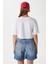 Kadın Cute Kiraz Baskılı Beyaz Crop T-Shirt 7