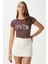 Kadın Fifth Yıkamalı Gülkurusu Crop Top 1