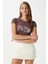Kadın Fifth Yıkamalı Gülkurusu Crop Top 2