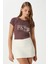 Kadın Fifth Yıkamalı Gülkurusu Crop Top 4
