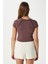 Kadın Fifth Yıkamalı Gülkurusu Crop Top 6