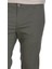 Haki Regular Fit Desenli Yandan Cepli Pamuklu Jogger Pantolon 4