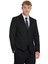 Siyah Slim Fit Mono Yaka Klasik Takım Elbise 2