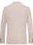 Bej Comfort Fit Mono Yaka Keten Ceket 2