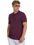 Mor Regular Fit 100% Pamuklu Polo Yaka Tişört 3