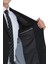 Siyah Slim Fit Mono Yaka Klasik Takım Elbise 4