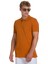 Kahverengi Regular Fit 100% Pamuklu Polo Yaka Tişört 3