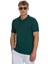 Yeşil Regular Fit 100% Pamuklu Polo Yaka Tişört 1