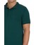Yeşil Regular Fit 100% Pamuklu Polo Yaka Tişört 4