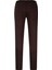 Kahverengi Slim Fit Pamuklu 5 Cep Kanvas Pantolon 3