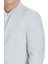 Mavi Slim Fit Sivri Yaka Keten Takım Elbise 5