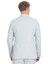 Mavi Slim Fit Sivri Yaka Keten Takım Elbise 6