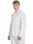 Beyaz Regular Fit Mono Yaka Casual Overshirt Takım 6