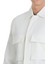 Beyaz Regular Fit Mono Yaka Casual Overshirt Takım 7