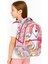 Pembe Unicorn Desenli Kız Ilkokul Sırt Çantası + Beslenme Çantası (2307) 2