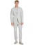 Bej Slim Fit Mono Yaka Keten Takım Elbise 1