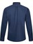 Lacivert Slim Fit Slim Yaka 100% Pamuk Uzun Kollu Flanel Gömlek 2