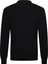 Siyah Regular Fit Fermuarlı Polo Yaka Rayon Triko Kazak 2