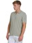 Haki Regular Fit Polo Yaka Rayon Tişört 3