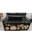 FS-106-A Alev Desenli Odunluklu Lazer Kesim 60*50 Soba Altlığı 3