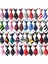 25/50/100PCS/LOT Pet Cat Dog Bow Tie Lots Mix Renkler Tımar Aksesuarları Ayarlanabilir Kötü Tie Ürünleri Pet Bowtie Malzemeleri Renk: Basılı Renkleri Karıştırın/boyut: 50 Pcs (Yurt Dışından) 1