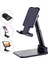 Masa Cep Telefonu Tutucu Iphone iPad Için Stand Standı Xiaomi Huawei Metal Masaüstü Tablet Tutucu Tablo Hücre Katlanabilir Genişlet Destekcolor: T9-2 Siyah (Yurt Dışından) 1