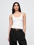 Kadın Beyaz Modern Crop Cami 1