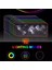 Oyuncu Rgb Mousepad ve Klavye Pad Kırmızı Altıgen Desenli Red Hex Tasarım Işıklı 70CM x 30CM Mouse Pad 2