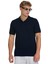 Lacivert Regular Fit 100% Pamuklu Polo Yaka Tişört 1