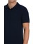 Lacivert Regular Fit 100% Pamuklu Polo Yaka Tişört 4