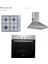 Eco 3lü Ankastre Set (Bosch HBF 011BR0T Fırın Bosch PBP6C5K80 Inox Ocak Bosch DWP64CC50T 60cm Davlumbaz) 1